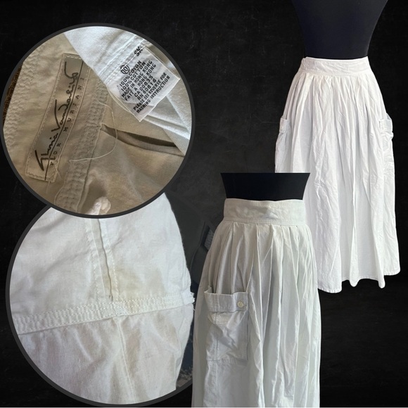 GLORIA VANDERBILT Vintage Cargo Wrap Skirt | 10 - Picture 2 of 2
